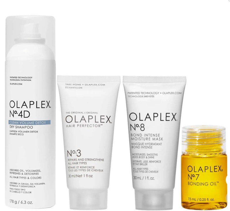 Olaplex No.4D, No.3, No.8 and No.7 Bundle Olaplex No.4D, No.3, No.8 and No.7 Bundle