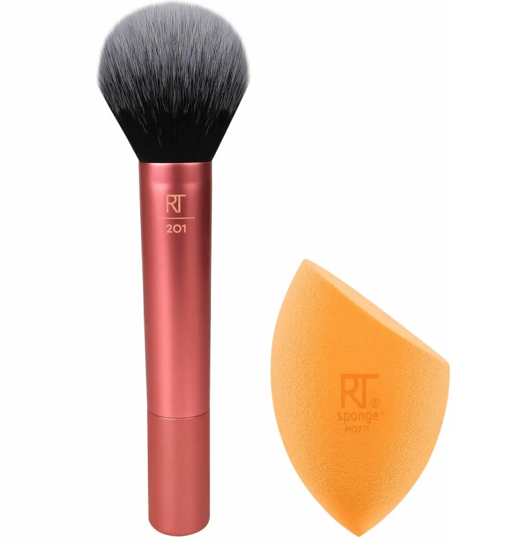 Real Techniques Miracle Complexion Sponge and Powder Brush Duo Real Techniques Miracle Complexion Sponge and Powder Brush Duo