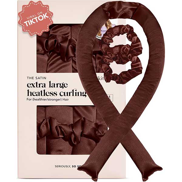 Kitsch Set di arricciacapelli XL in raso senza calore Kitsch Set di arricciacapelli XL in raso senza calore