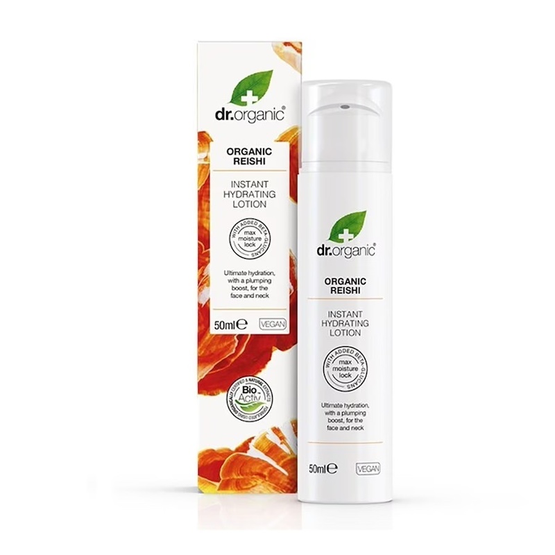 Lozione idratante Dr. Organic Reishi Instant Idrating Lotion
