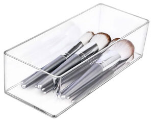 Organizer Antipolvere Per Pennelli Da Trucco, Girevole A 360°, Con Coperchio, Porta Cosmetici Rotanti Per Pennelli Cosmetici, Rossetti, Eyeliner - 8