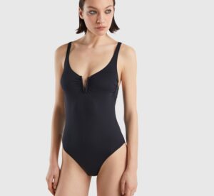 Costume intero - Costume nero Benetton Costume intero - Costume nero Benetton