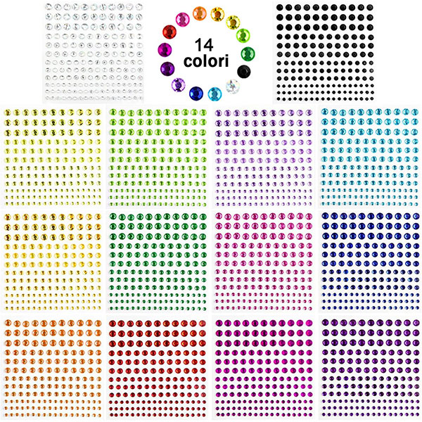 Strass Makeup colorati Strass Makeup colorati