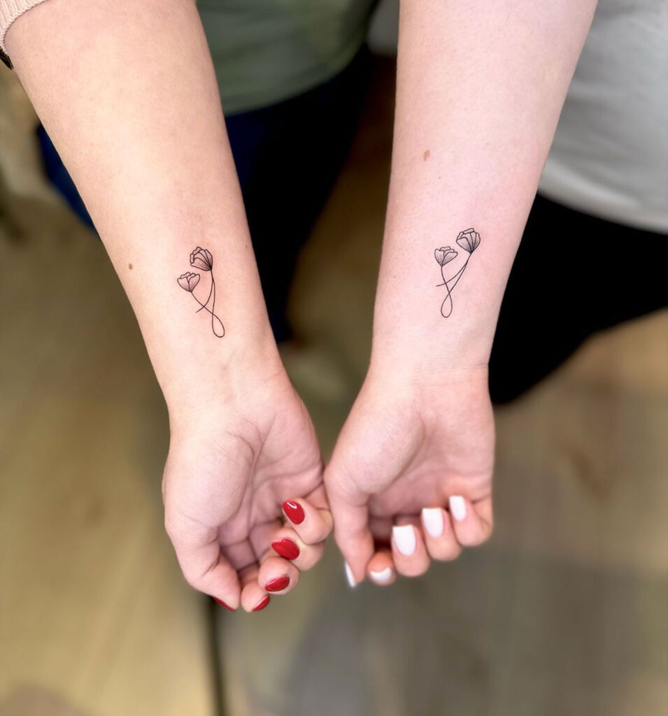 MAMMA E FIGLIA Braccialetti, braccialetto ansia di separazione, regalo di compleanno della mamma dal regalo di compleanno della figlia, regalo che va via per la ragazza del college - Italia