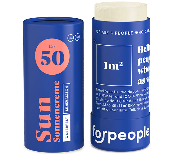 4 Peaple Who Care Crema solare solida SUN spf 50