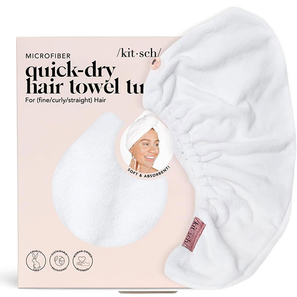 Kitsch Asciugamano per capelli in microfibra