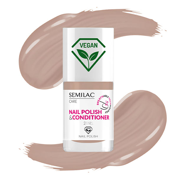 Semilac BREATHable TECHnology Nail Polish & Conditioner 2in1 n°010