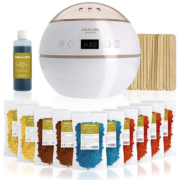 Kit Cera Brasiliana e Scaldacera Depilazione Professionale 