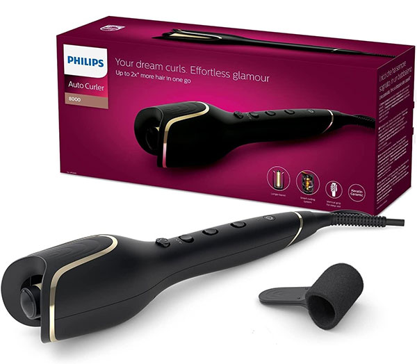 Philips Ferro arricciacapelli automatico StyleCare Prestige con innovativo sistema di arricciatura Philips Ferro arricciacapelli automatico StyleCare Prestige con innovativo sistema di arricciatura
