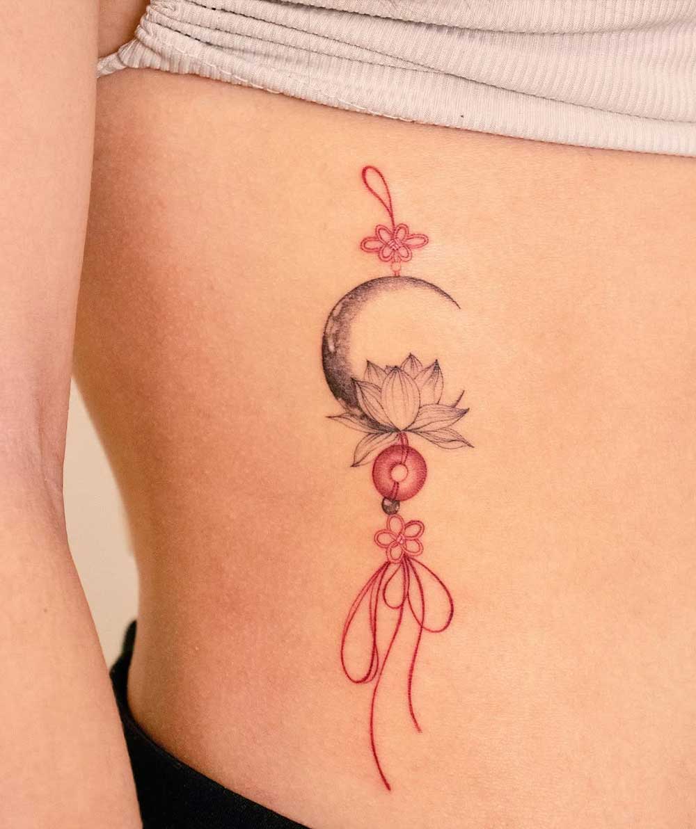 Tatuaggio fiore di loto Tatuaggio fiore di loto