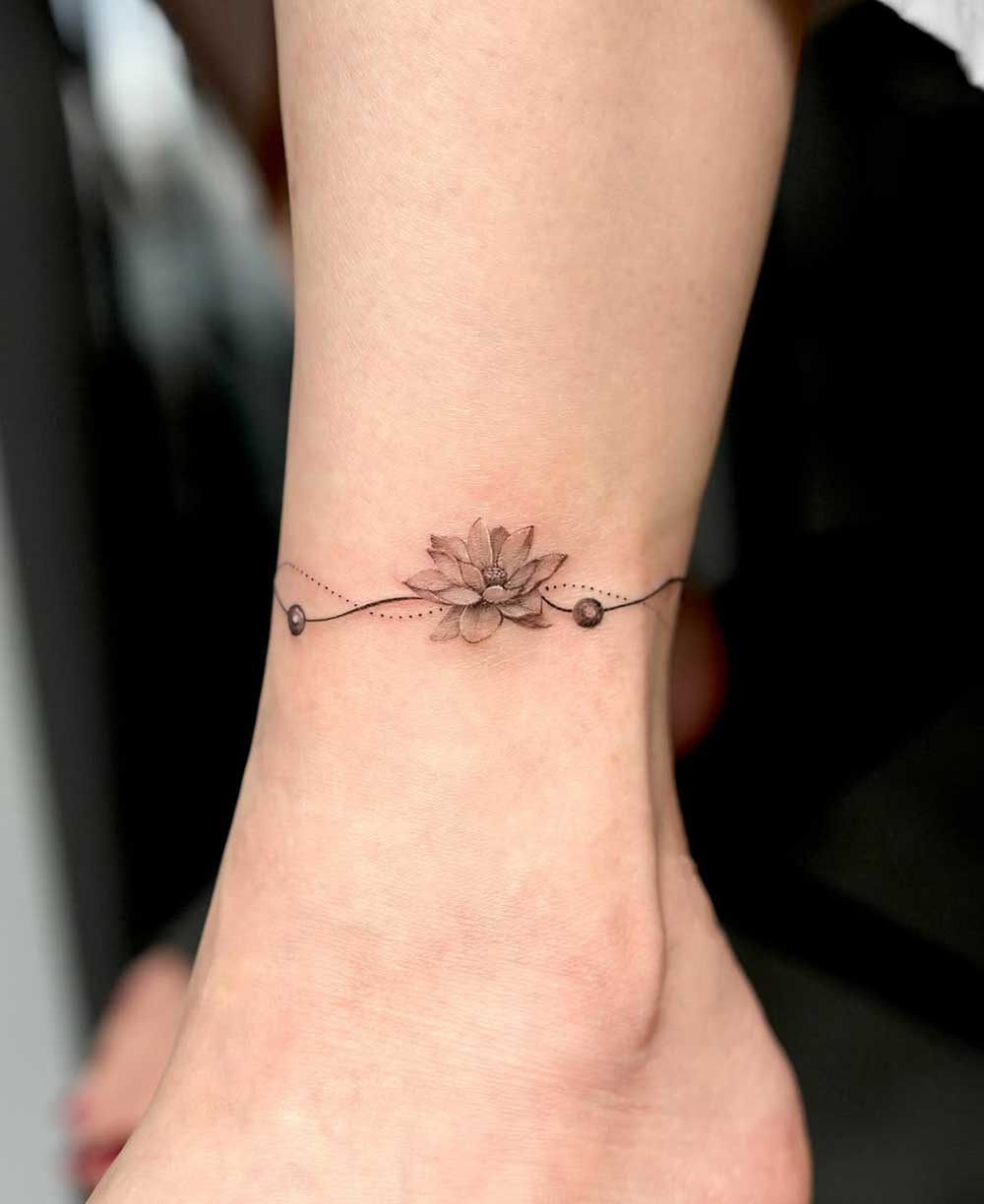 Fiore di loto tatuaggio piccolo Fiore di loto tatuaggio piccolo