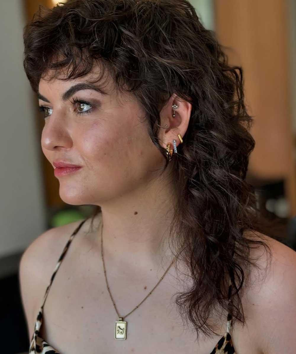 Mullet Capelli ricci Mullet Capelli ricci