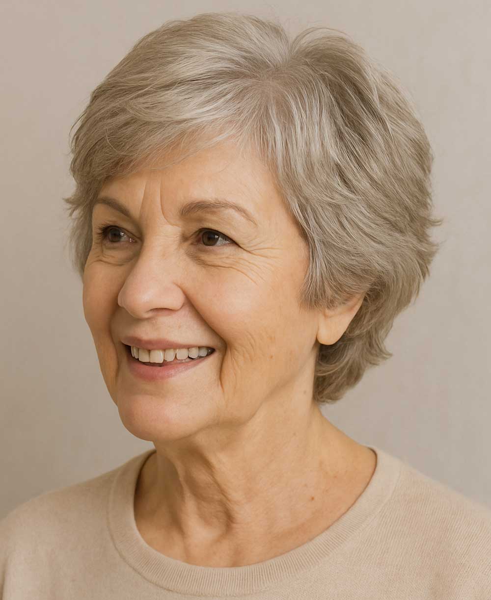 Tagli capelli corti donne over 70 - Taglio corto scalato Tagli capelli corti donne over 70 - Taglio corto scalato