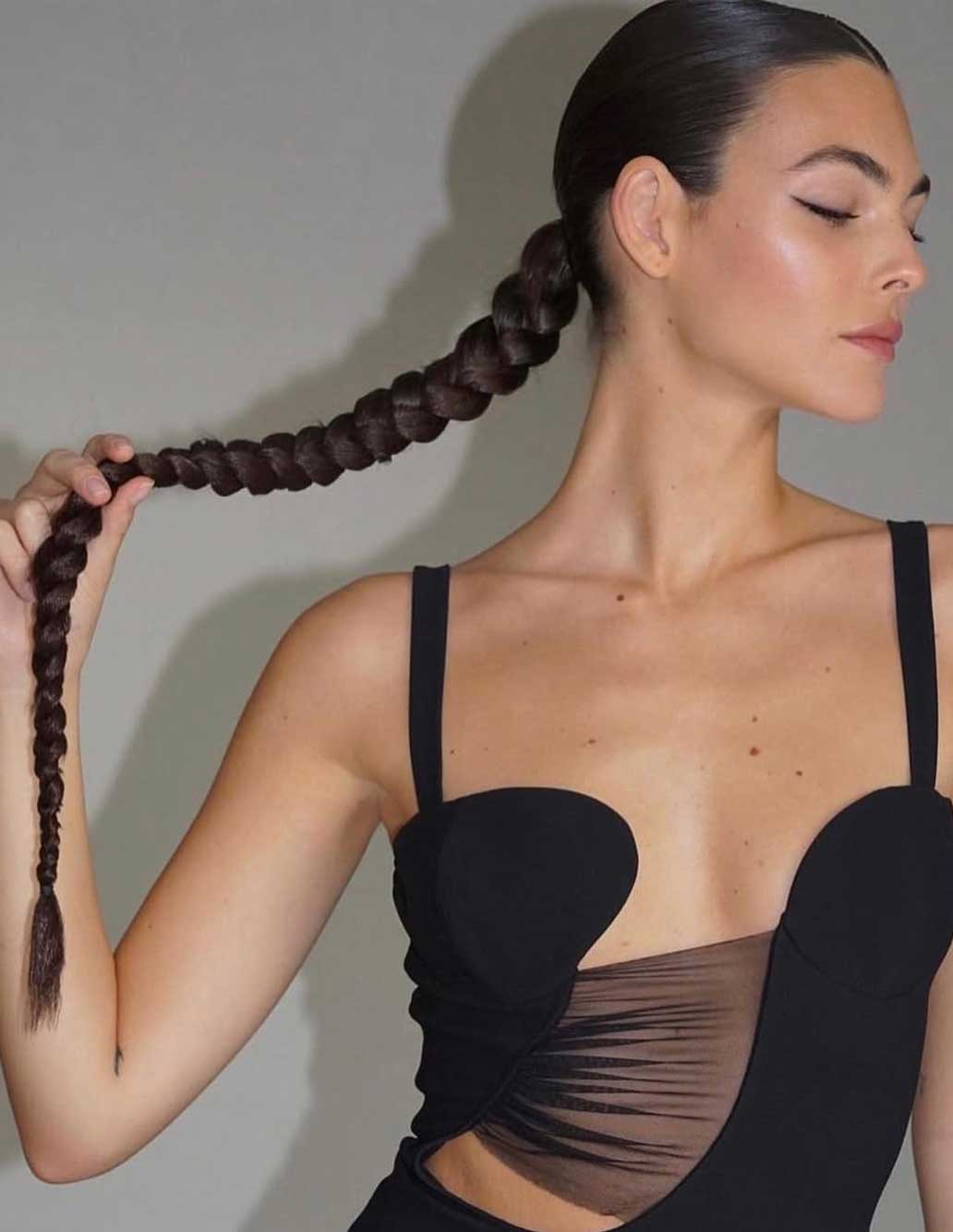 Celebrities con coda con treccia Celebrities con coda con treccia