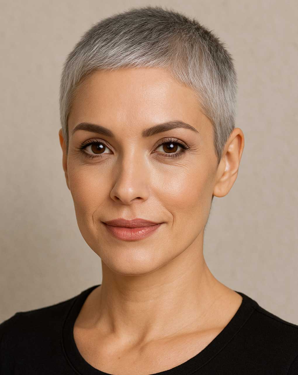 Capelli cortissimi grigi donna Capelli cortissimi grigi donna