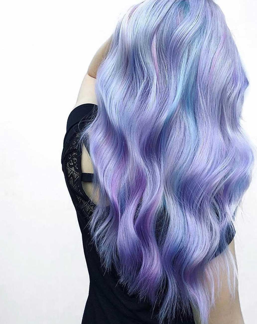 Capelli lilla sfumati Capelli lilla sfumati