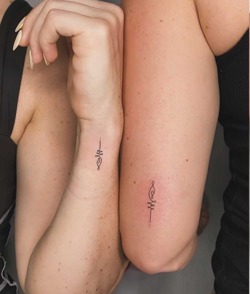 Tatuaggio unalome piccolo Tatuaggio unalome piccolo