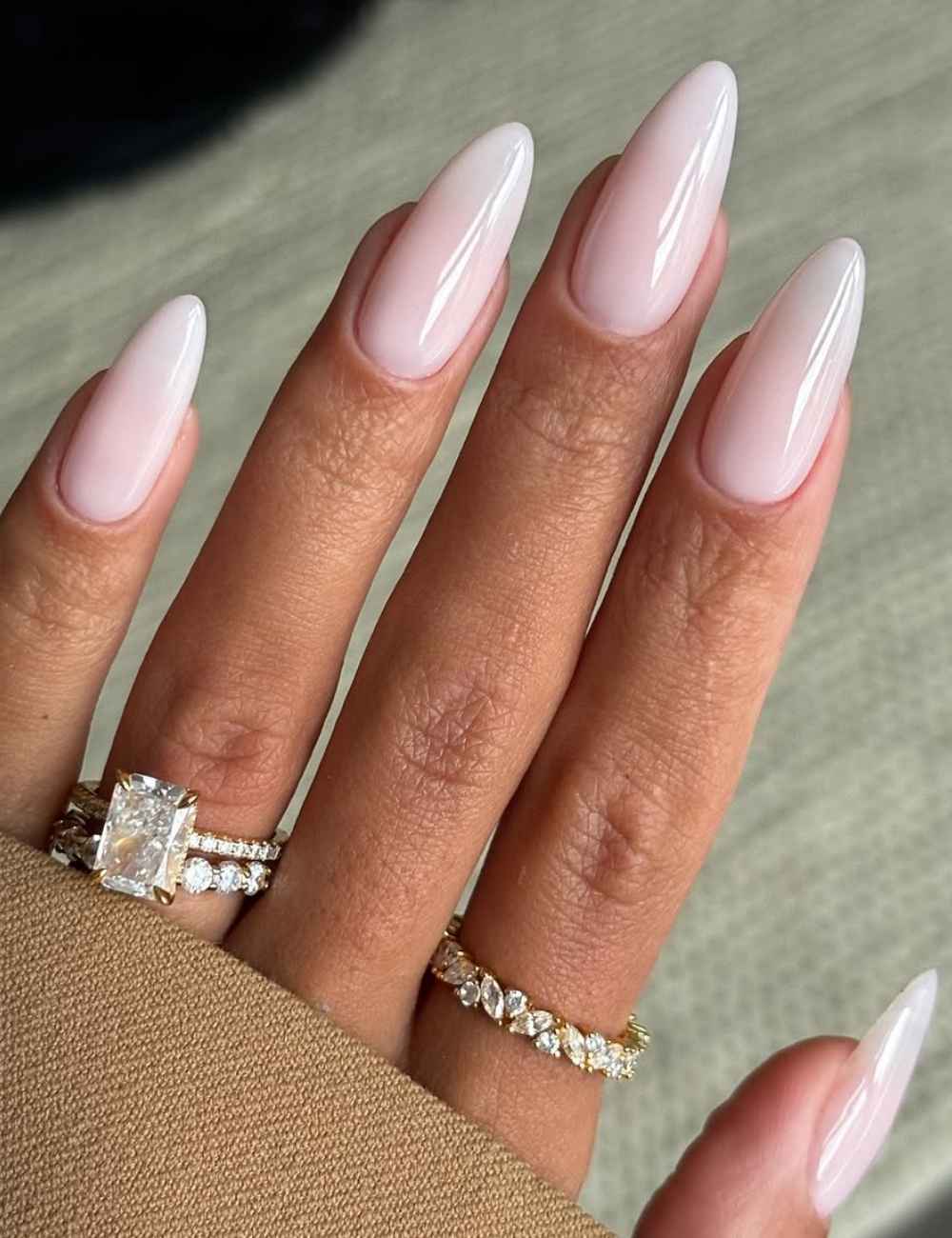 Unghie gel bianche - Babyboomer Unghie gel bianche - Babyboomer