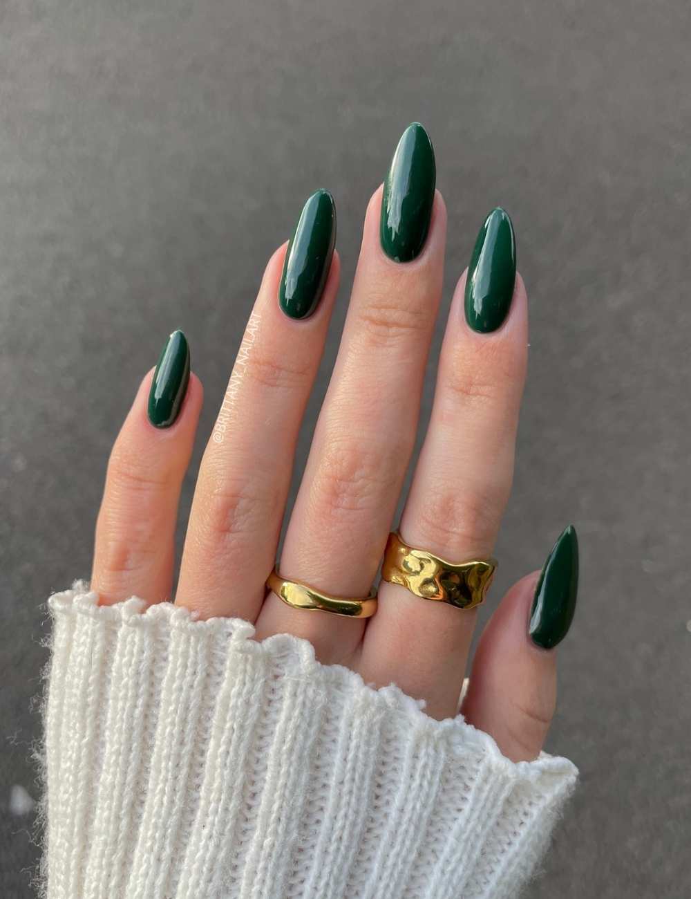 Unghie verde smeraldo Unghie verde smeraldo