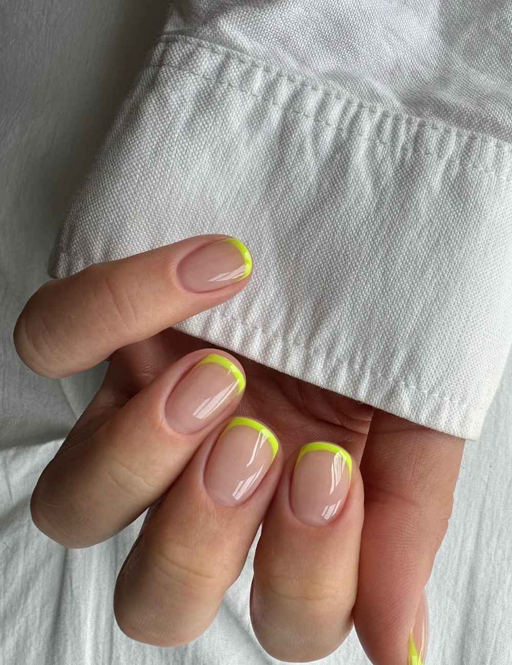 Unghie verdi lime Unghie verdi lime